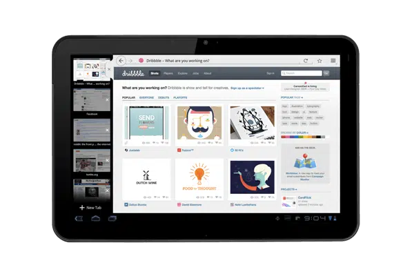 Android Tablets meeting room display